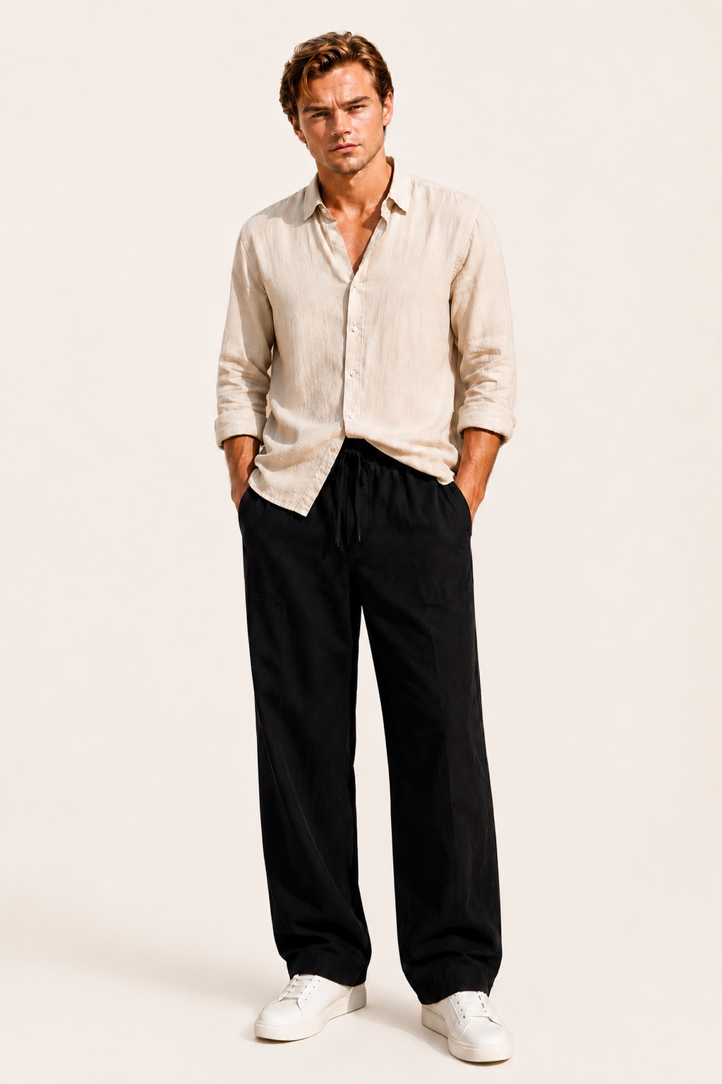 Cotton Linen Pants
