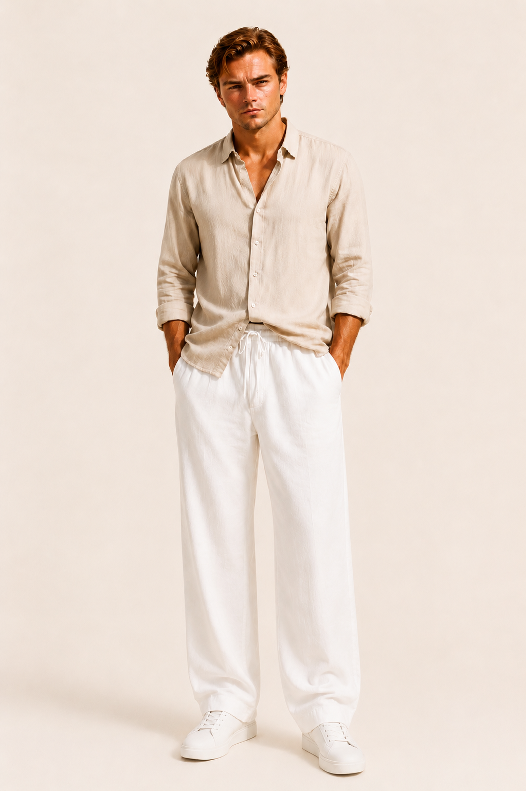 Cotton Linen Pants