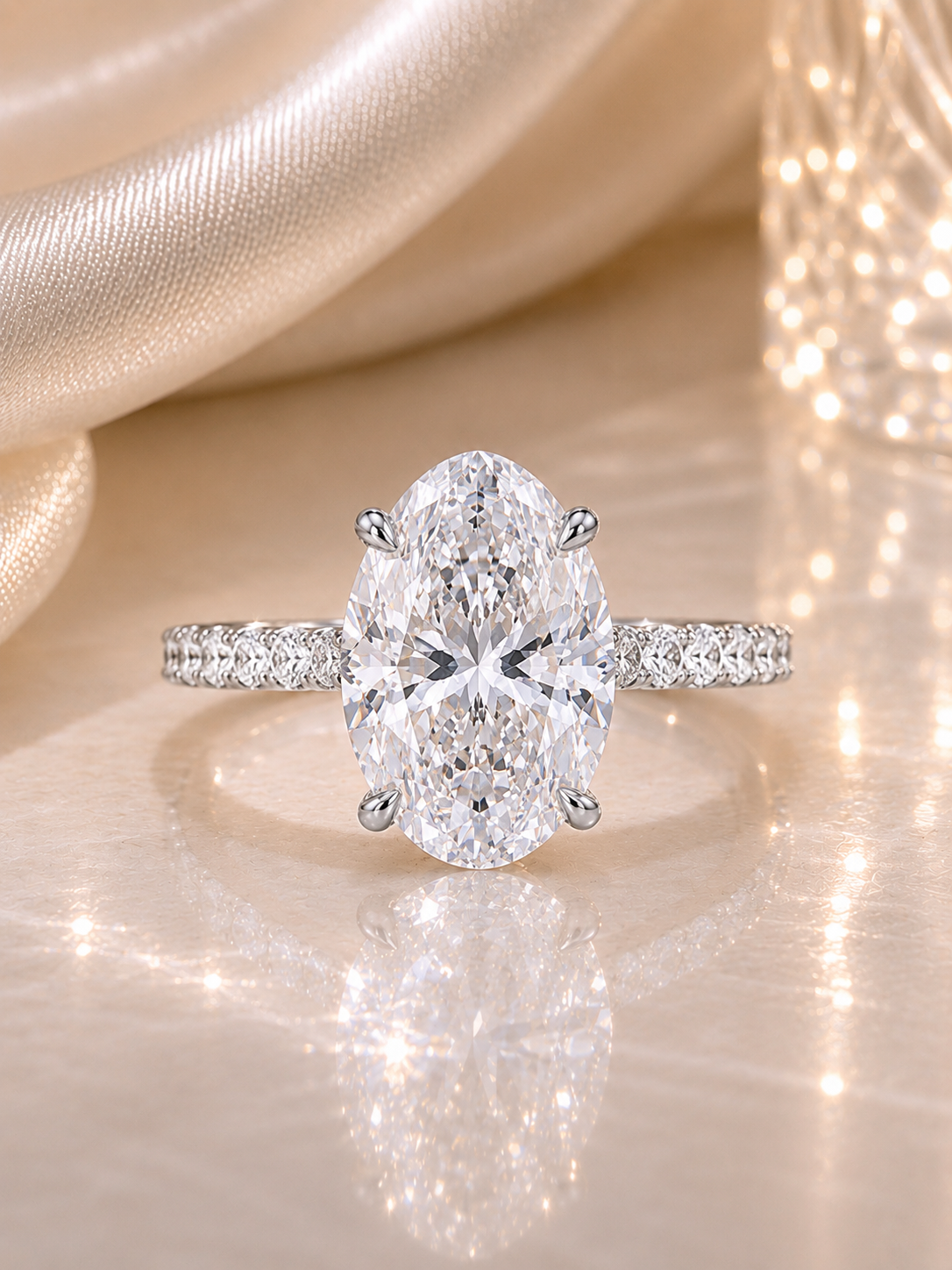 Oval Solitaire Ring