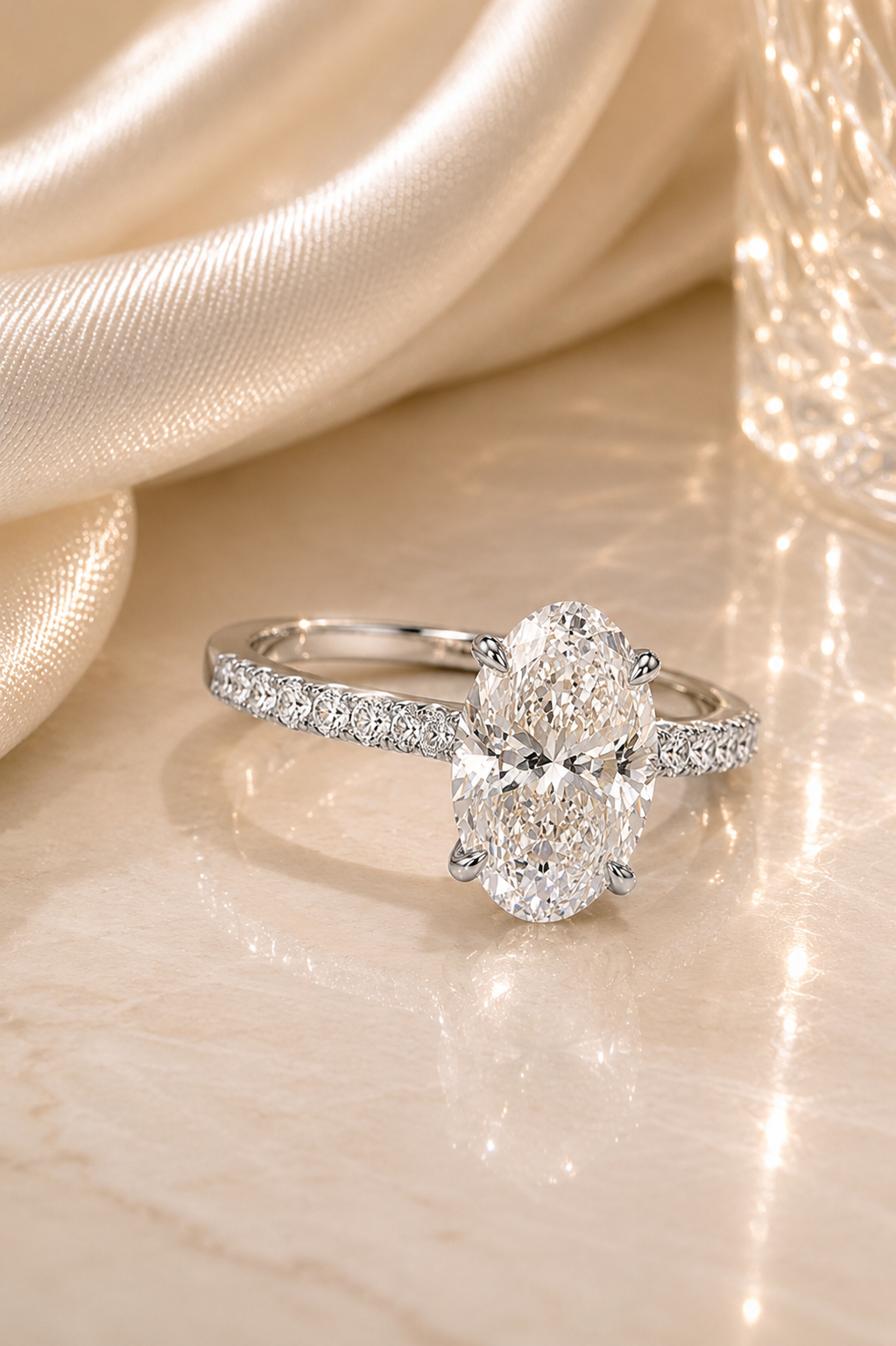 Oval Solitaire Ring