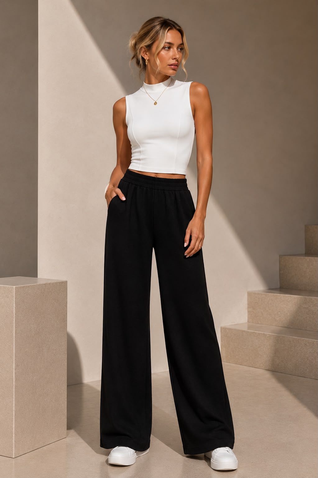Valyenne Hose mit weitem Bein