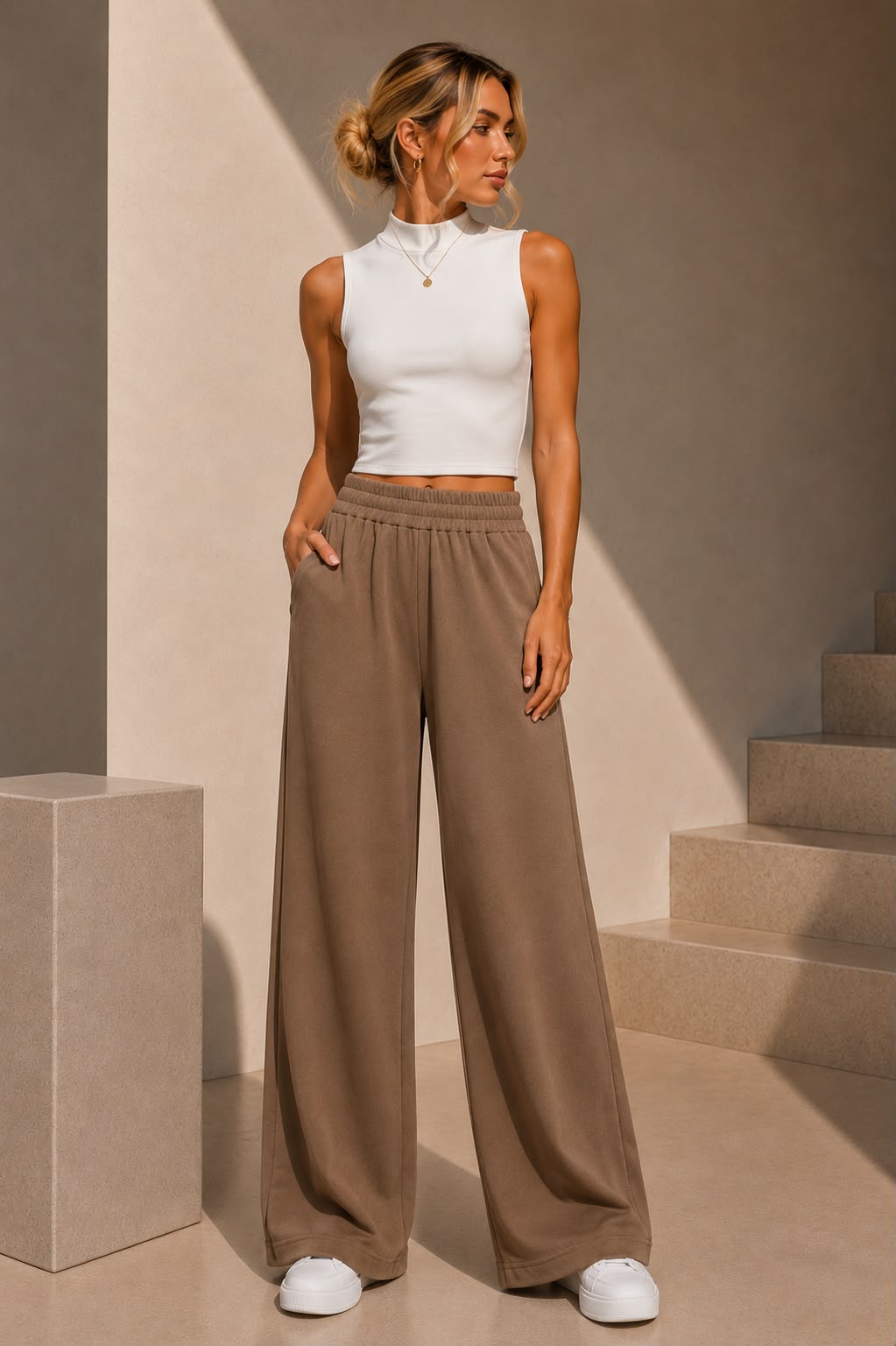 Valyenne Hose mit weitem Bein